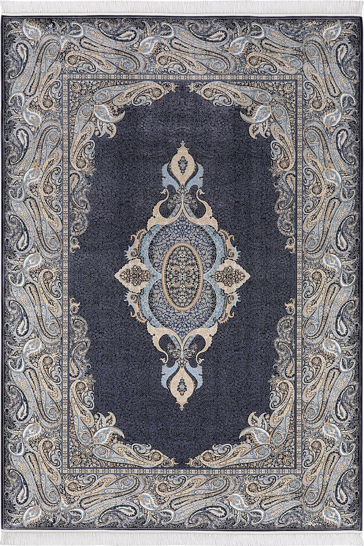 Jumeirah - Moroccan Blue Modern Klasik Salon Halısı