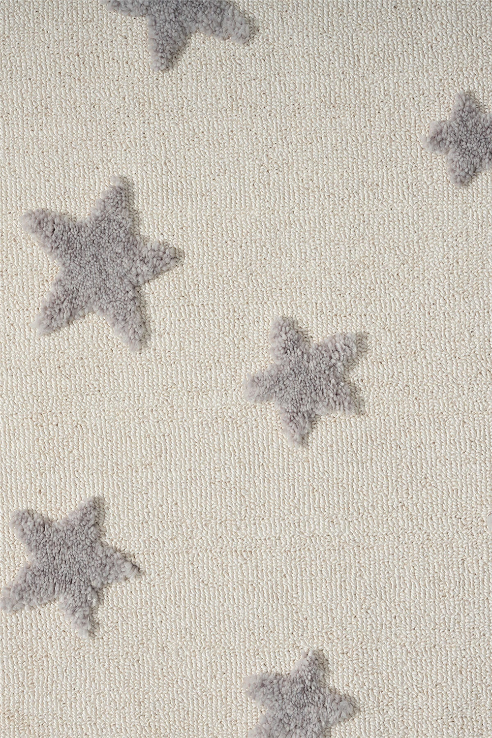 Kids - Starry Yıldız Desenli Takma Saçaklı Bebek ve Çocuk Odası Halısı