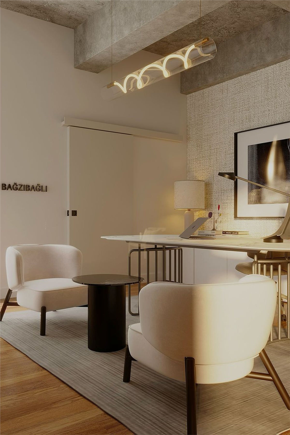 Soho Chrome - Dijon Modern Salon ve Oturma Odası Halısı