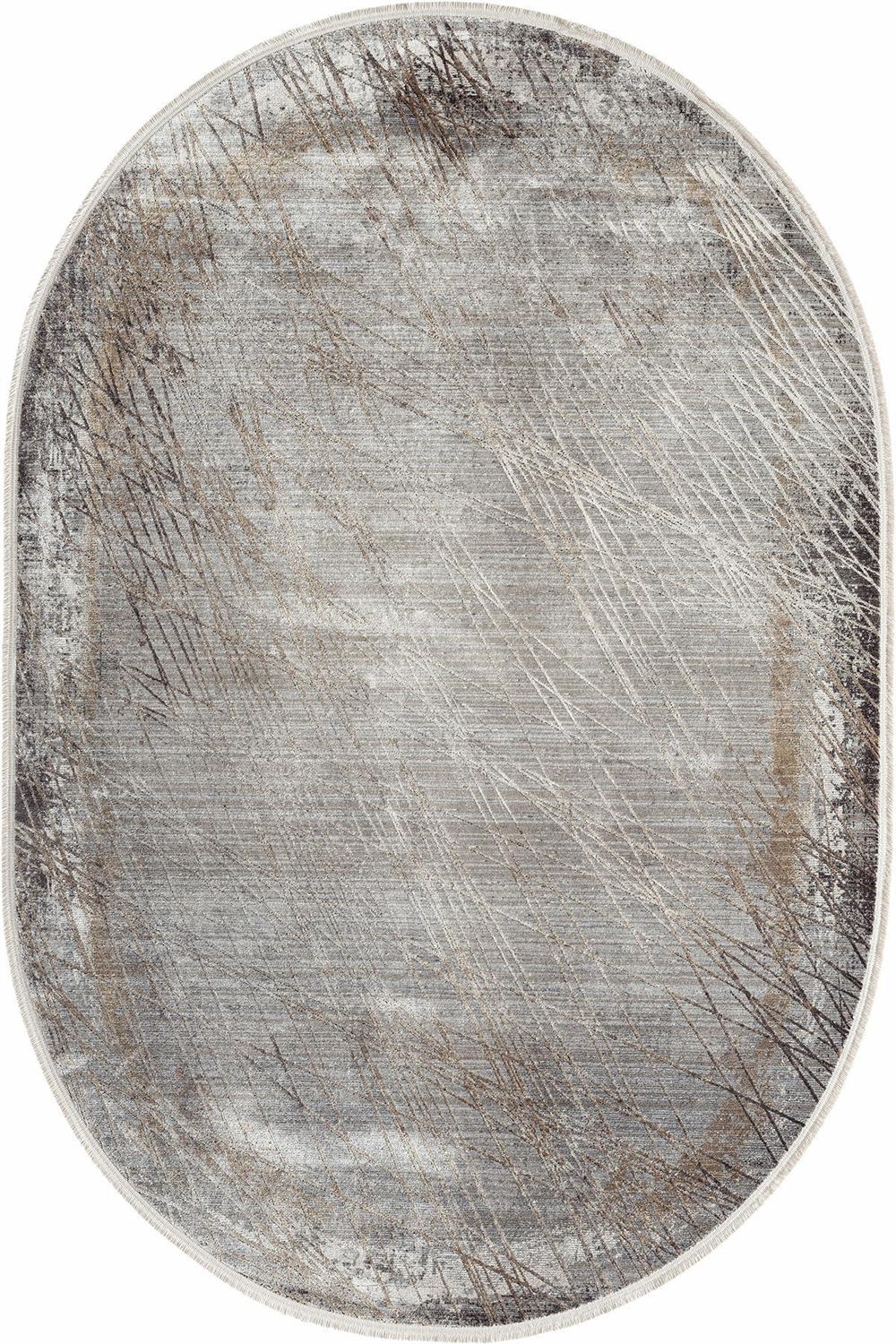 Soho Mood - Majolica Oval Modern Klasik Salon ve Oturma Odası Halısı