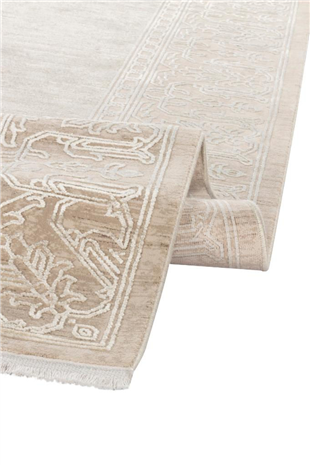 Aura 2855 Krem - Makine Halısı