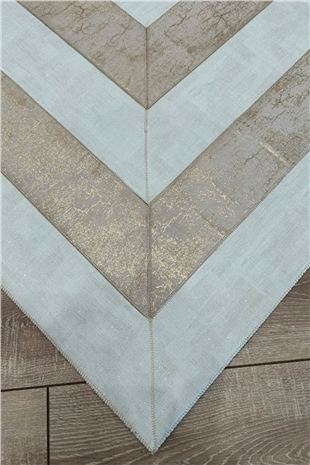Bej Gold Rono Deri Halı