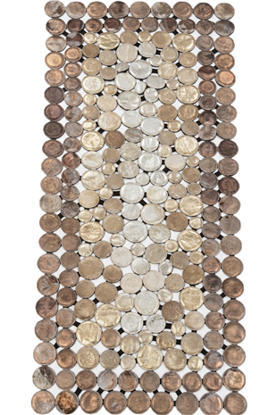 Bronz Gold Gümüş SPC %100 Dana Deri Halı