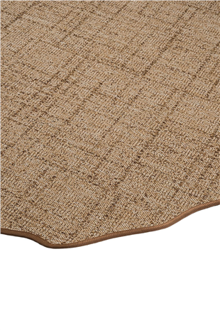Canvas 1 Look LK03 Jut Cotton Bordure 04 Dark Beige Amorf Sisal Halı