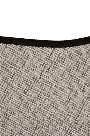 Canvas 2 Judy JD02 Natural Cotton Bordure 10 Black Amorf Sisal Halı