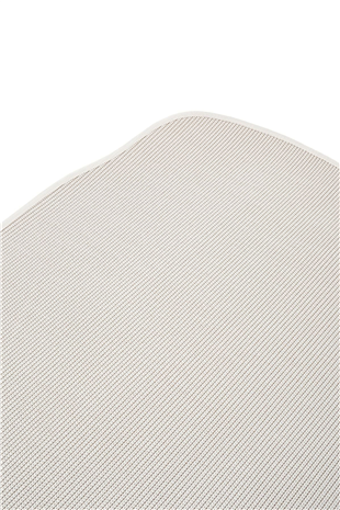 Canvas 3 Suit SU01 Cream Cotton Bordure 01 White Amorf Sisal Halı