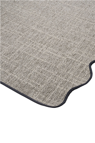 Canvas 4 Look LK02 Grey Cotton Bordure 10 Black Amorf Sisal Halı