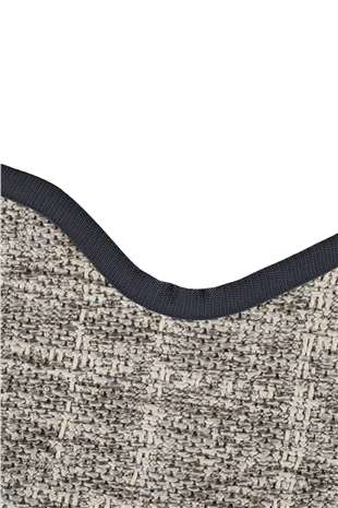 Canvas 4 Look LK02 Grey Cotton Bordure 10 Black Amorf Sisal Halı