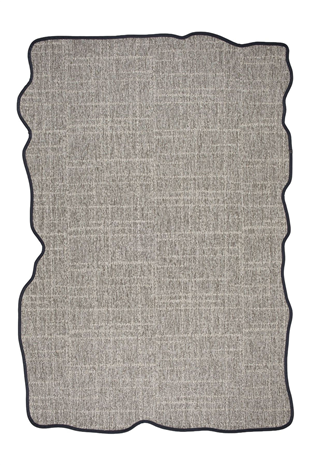Canvas 4 Look LK02 Grey Cotton Bordure 10 Black Amorf Sisal Halı