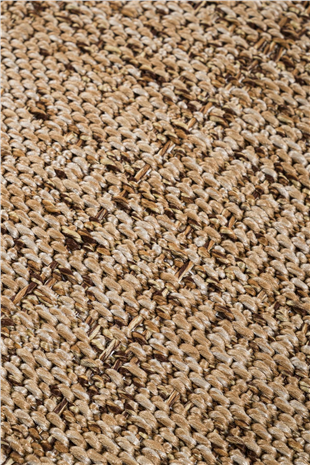 Canvas 4 Look LK03 Jut Cotton Bordure 04 Dark Beige Amorf Sisal Halı