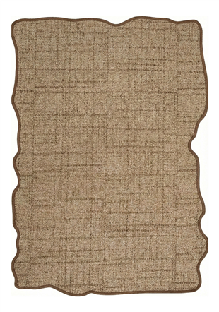 Canvas 4 Look LK03 Jut Cotton Bordure 04 Dark Beige Amorf Sisal Halı