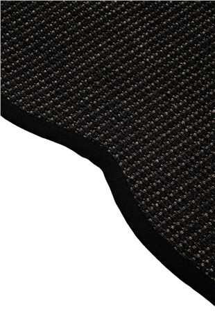 Canvas 4 Suit SU04 Anthracite Cotton Bordure 10 Black Amorf Sisal Halı