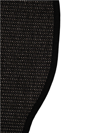 Canvas 4 Suit SU04 Anthracite Cotton Bordure 10 Black Amorf Sisal Halı