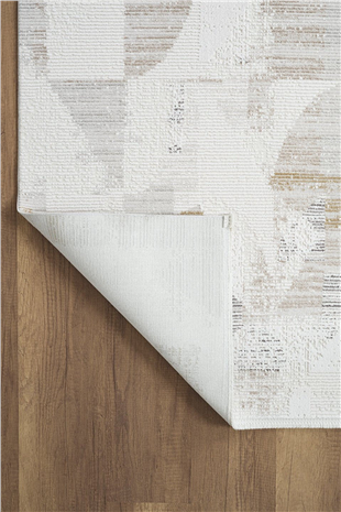 Corven - Lunor Geometrik Desenli Oturma Odası, Antre ve Mutfak Halısı