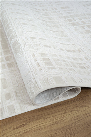 Corven - Softline Geometrik Desenli Oturma Odası, Antre ve Mutfak Halısı