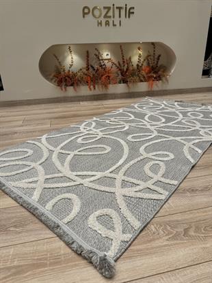 Focus Serisi Renkli Kalın Modern Makine Halısı