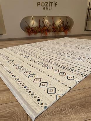 İpeksi Bambu Yıkanabilir Renkli Modern Makine Halısı