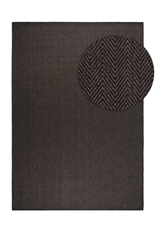 Luna LN04 Anthracite Doğal Sisal Halı