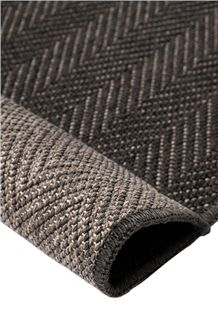Luna LN04 Anthracite Doğal Sisal Halı