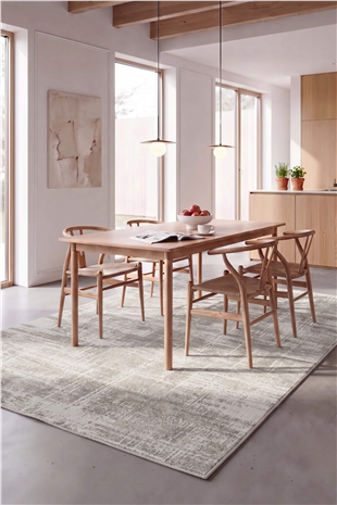 Mono Luxe 4061 Krem - Makine Halısı