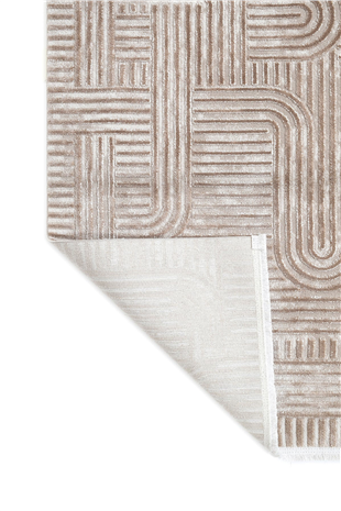Nova - Flat Takma Saçaklı Modern Oturma Odası, Antre ve Mutfak Halısı