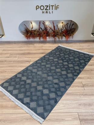 Polo Serisi Örgü İplikli Bohem Desenli Makine Halısı