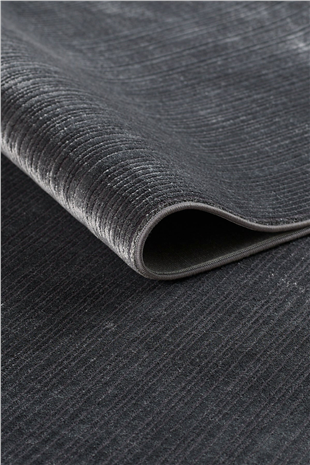 Soho Chrome - Charcoal Modern Salon ve Oturma Odası Halısı