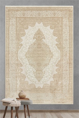Soho Mood - Antique Gold Modern Klasik Salon ve Oturma Odası Halısı