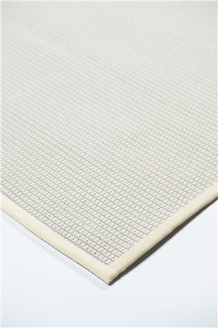 Suit SU01 Cream Biye 01 White Doğal Sisal Halı