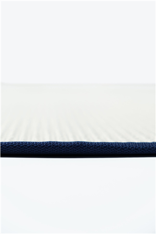 Suit SU01 Cream Biye 09 Navy Doğal Sisal Halı