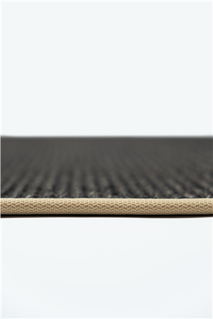 Suit SU04 Anthracite Biye 02 Beige Doğal Sisal Halı