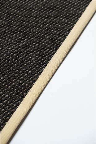 Suit SU04 Anthracite Biye 02 Beige Doğal Sisal Halı