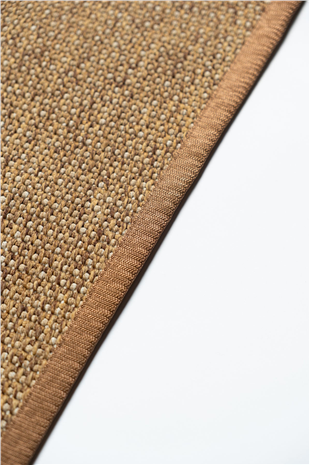 Suit SU05 Brown Biye 04 Dark Beige Doğal Sisal Halı