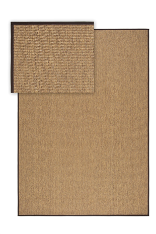 Suit SU05 Brown Biye 06 Dark Brown Doğal Sisal Halı