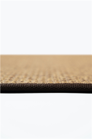Suit SU05 Brown Biye 06 Dark Brown Doğal Sisal Halı