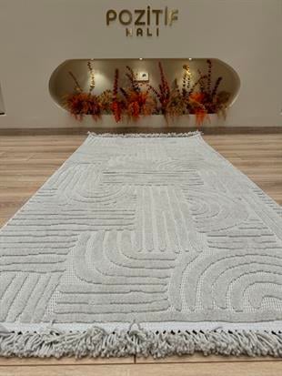 Tokyo Serisi Renkli Kalın Modern Makine Halısı