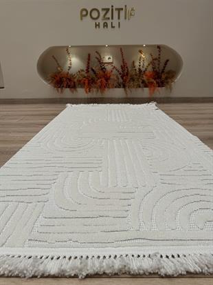 Tokyo Serisi Renkli Kalın Modern Makine Halısı