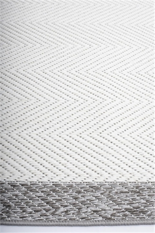 White Antrasit Eco Sisal Halı