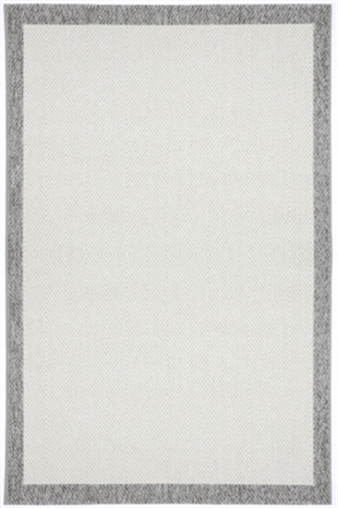 White Antrasit Eco Sisal Halı
