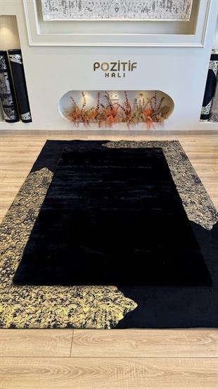 Yumuşak Yüzeyli Kaymaz Tabanlı Mavi Renkli Özel Şahmeran Serisi Halılar