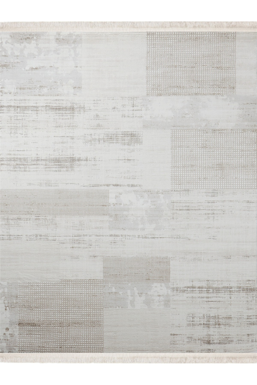 Bej Luna 8764A Microfiber Polyester Halı
