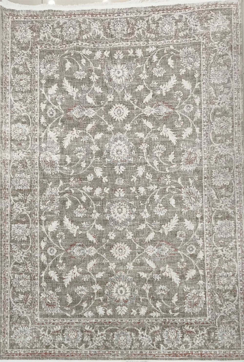 Bej Yeşil 1736-3 Hisar Dokuma Halı