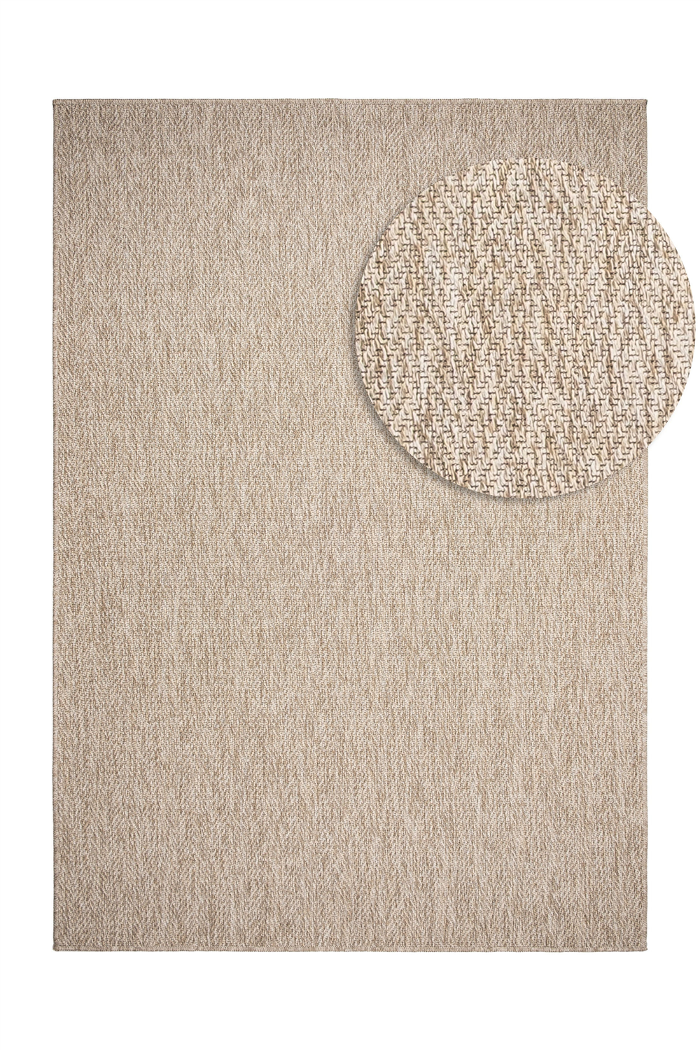 Luna LN06 Beige Cream Doğal Sisal Halı
