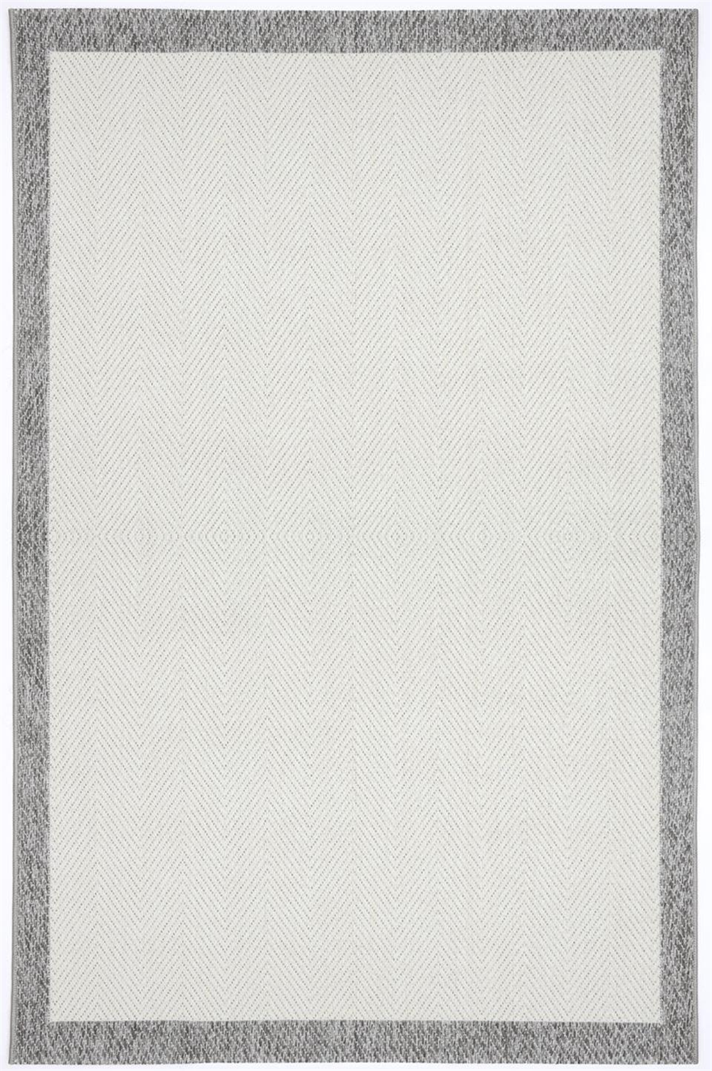 White Antrasit Eco Sisal Halı