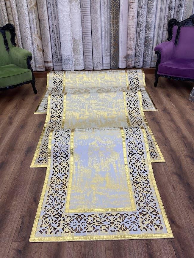 Yüzey Yapısı Deri ve Süetten Oluşan Lazer İşlemeli Dekoratif Halı