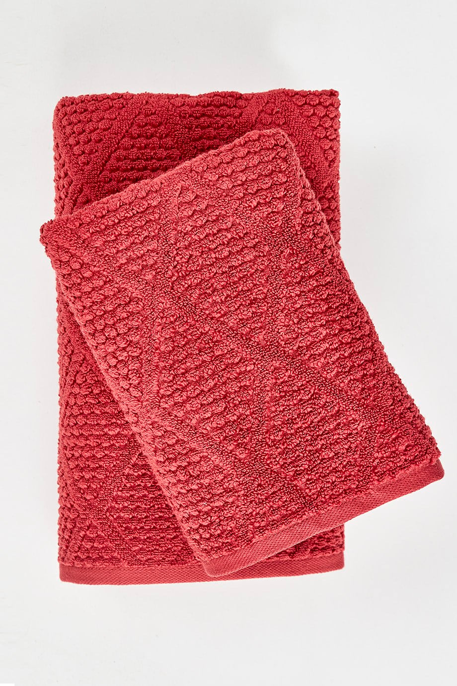 Bordo Baklava Desen Banyo Havlusu