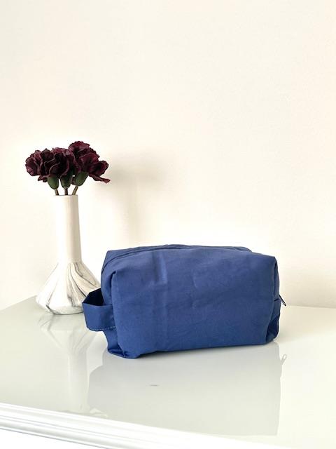 Makyaj&Bakım Çantası Lacivert - Orta Boy 