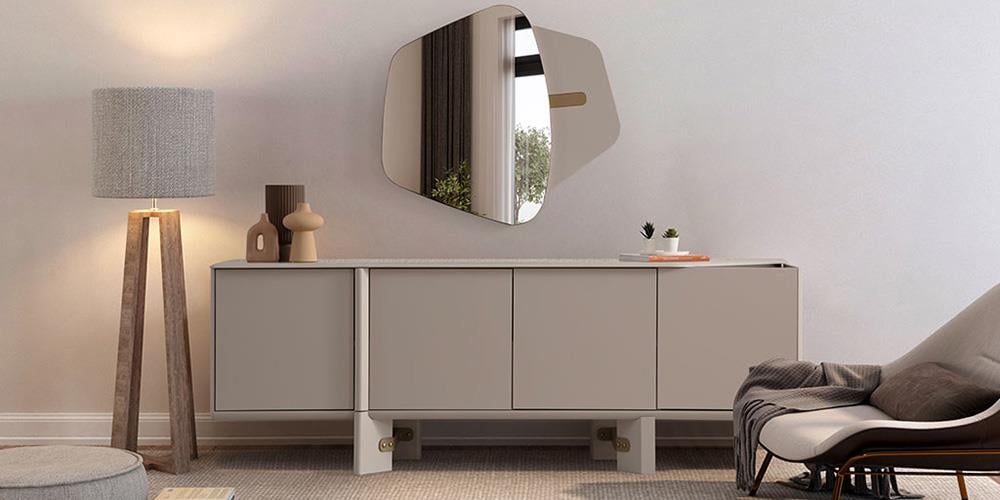 Glamour Aynalı Konsol