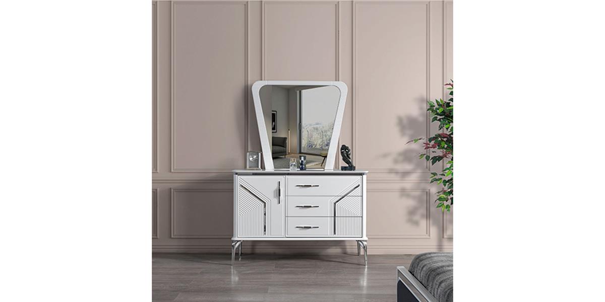 Asel Aynalı Şifonyer