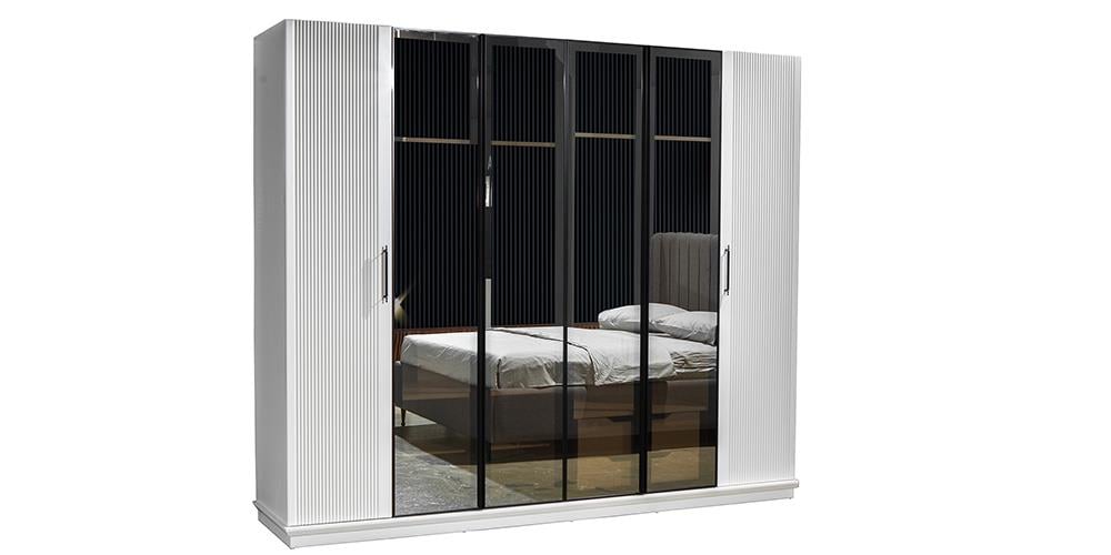 Asil Cam Kapaklı Dolap